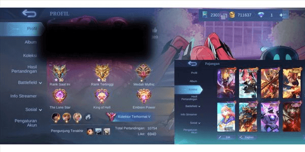 Gambar Product AKUN MOBILE LEGENDS | SKIN 377 SPEK MEWAH