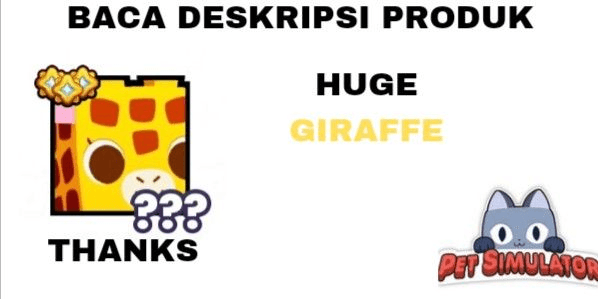 Gambar Product Huge Giraffe