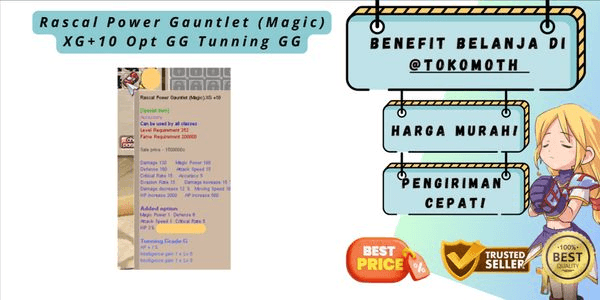 Gambar Product Rascal Power Gauntlet (Magic) XG+10 Opt GG Tunning GG