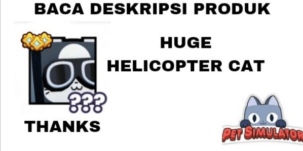 Gambar Product "Huge Helicopter Cat"