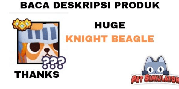 Gambar Product Huge Knight Beagle