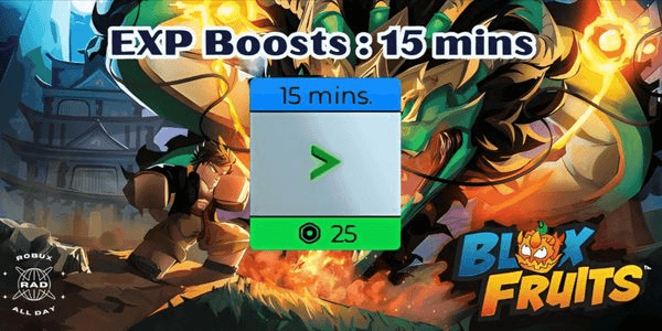 Gambar Product 2x EXP Boosts (15 Menit)