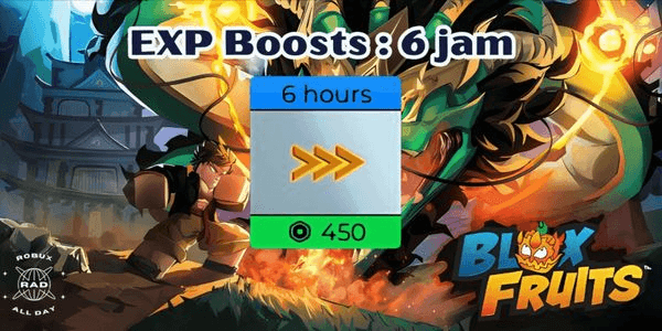 Gambar Product 2x EXP Boosts (6 Jam)