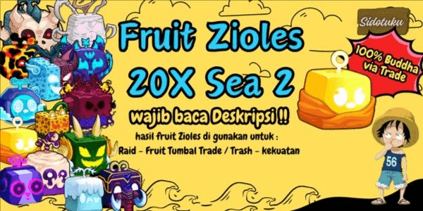 Gambar Product Fruit Zioles 20X sea 2 - 100% Buddha Via Trade