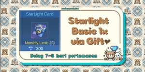 Starlight Card Basic Via Gift 1x