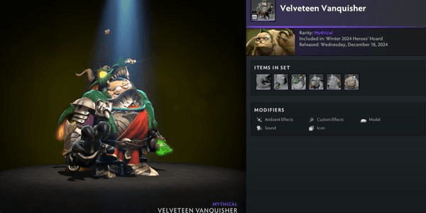 Velveteen Vanquisher + Persona pudge (Pudge set)