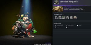 Velveteen Vanquisher + Persona pudge (Pudge set)