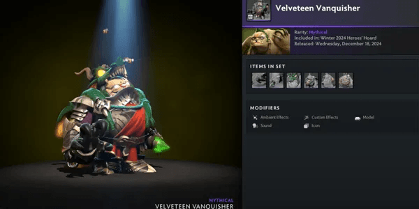 Velveteen Vanquisher + Persona pudge (Pudge set)