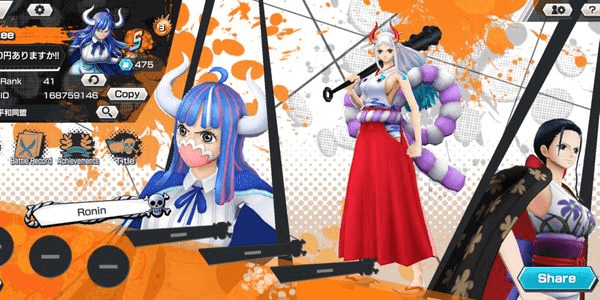 Gambar Product YAMATO & AKAINU + ONIGASHIMA SQUAD SEMI OLD GG ACCOUNT LVL100 LOTS OF BOOST3!!