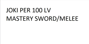 Mastery Sword/Melee