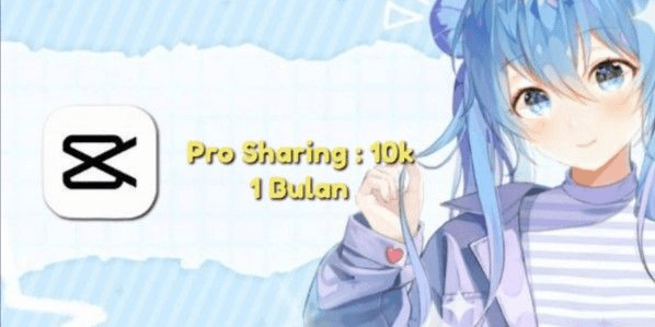 Gambar Product CapCut Pro Sharing 1 Bulan