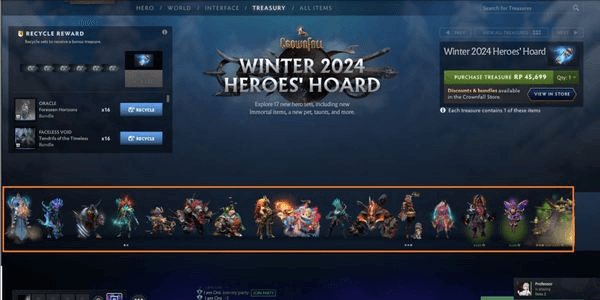 Gambar Product PACKAGE 16 SET NORMAL+RARE+VERY RARE (cc winter 2024 heroes' hoard )