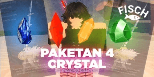 Gambar Product Paketan 4 Crystal Heaven's Rod - Fisch
