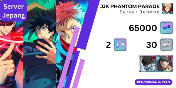 Gambar Product Akun Phantom Parade Platinum Edition JJK Jujutsu Kaisen