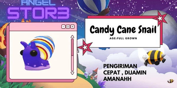 Candy Cane Snail