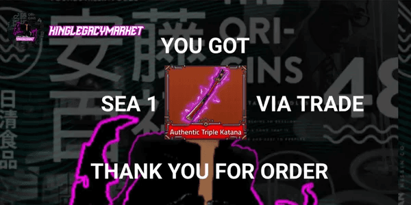 Authentic Triple Katana
