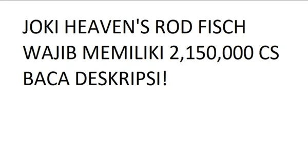 Heaven's jockey Rod Fisch