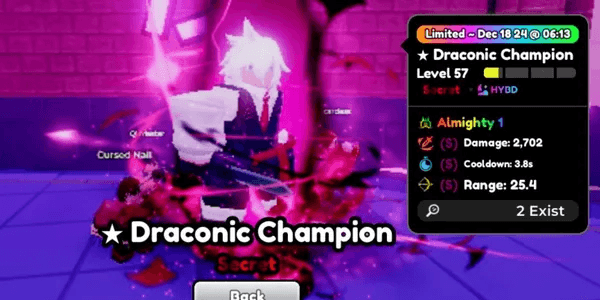 Draconic Champion Almighty