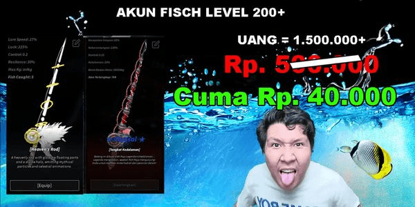 Gambar Product AKUN FISCH HEAVEN ROD