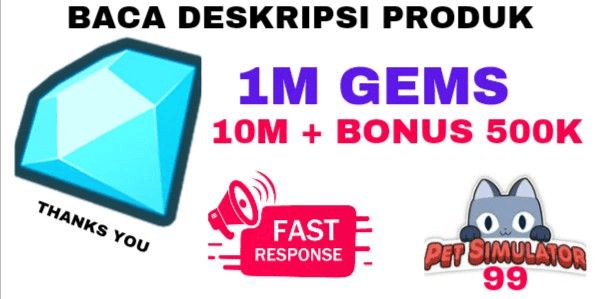 Gambar Product 1,000,000 Gems