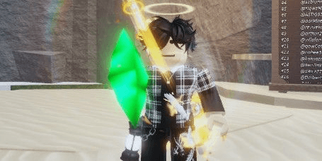 GREEN ENERGY CRYSTAL- ITEM FISCH TO GET HEAVEN'S ROD