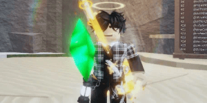 GREEN ENERGY CRYSTAL- FISCH ITEM TO GET HEAVEN'S ROD