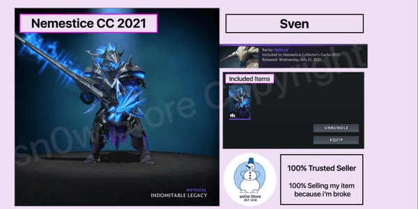 Gambar Product Indomitable Legacy (Sven Set Nemestice Collector's Cache)