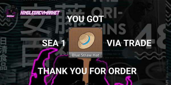 Gambar Product Blue Straw Hat
