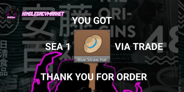 Blue Straw Hat