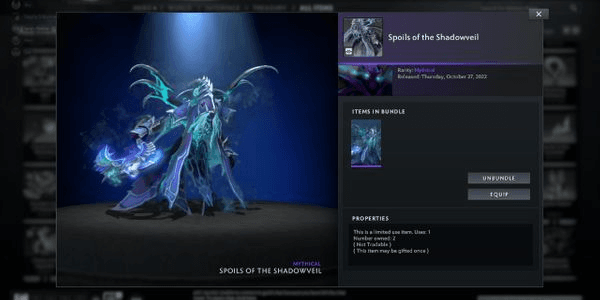 Gambar Product Spoils Of the shadowveil cache 2022