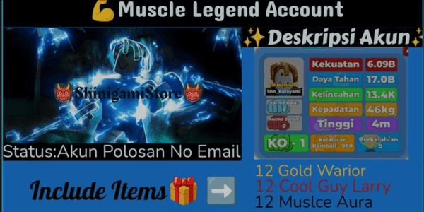 Gambar Product Muscle Legends - 980 Rebirths