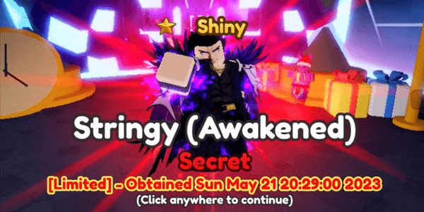 Gambar Product Shiny Stringy (Awakened) Evolved Anime Adventures