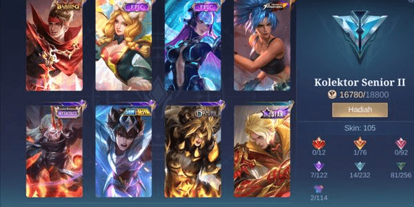 Gambar Product akun ml murah