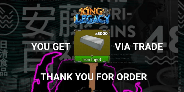 ×5000 Iron Ingot - King Legacy RBL