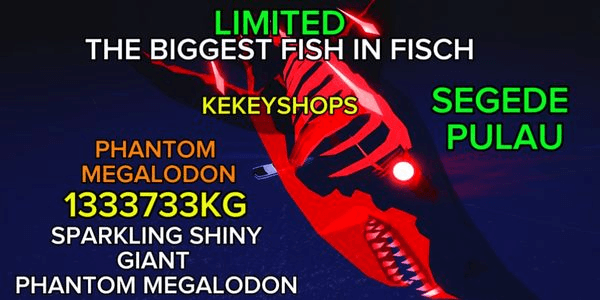 Gambar Product Sparkling Shiny Giant Phantom Megalodon 133373.3KG