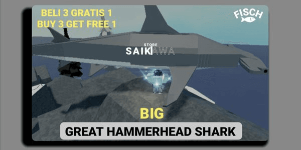 Gambar Product GREAT HAMMERHEAD SHARK ( BIG )