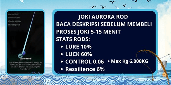 Gambar Product Joki Aurora Rod (Baca Desk!)
