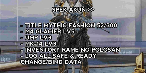 Gambar Product M4 GLACIER LV5 + TITLE MYTHIC FASHION 53/300