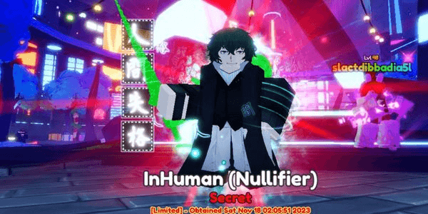 Gambar Product InHuman (Nullifer) Secret Evo - Anime Adventures