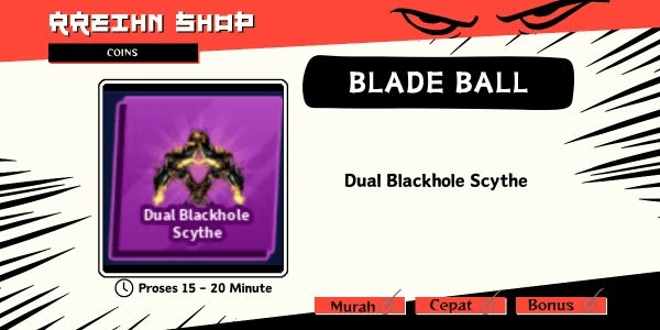 Gambar Product Dual Blackhole Scythe