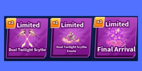 Dual Twilight Scythes set