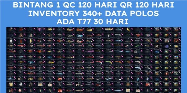 Gambar Product BINTANG 1 T77 30 HARI QC 120 HARI QR 120 HARI INVENTORY 340+ DATA POLOS [WAJIB CHAT DULU, JANGAN LGSNG ORDER PRODUK INI. KODE.SPR1]