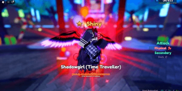 Gambar Product Shiny Shadowgirl (Time Traveller) Stat Full SSS - Anime Adventures