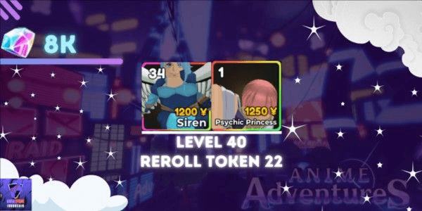 Gambar Product Akun Starter Level 40 + 2 Mythic + 22 Reroll + 8K Gems | Anime Adventures