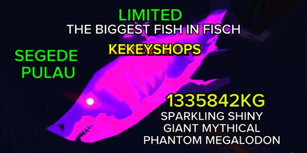 Gambar Product Sparkling Shiny Giant Mythical Phantom Megalodon