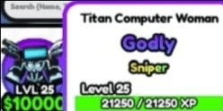 Gambar Product Titan Computer Woman (sniper)