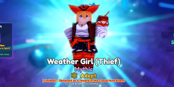Gambar Product Weather Girl (Thief) | Anime Adventures
