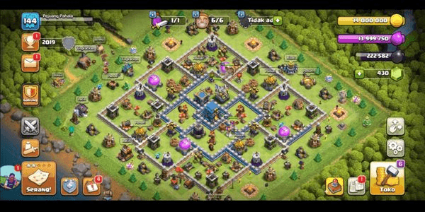 Gambar Product TOWN HALL 12 DEFENSE FULL MAXX BUILDER 6