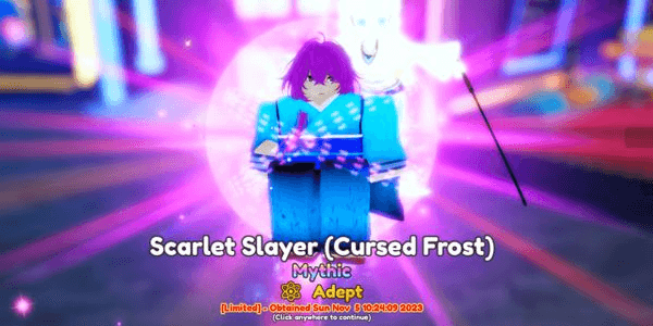 Gambar Product Scarlet Slayer evo S range | Anime Advetures | RBL