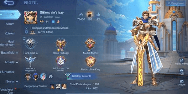 Gambar Product Akun ML Murah Meriah